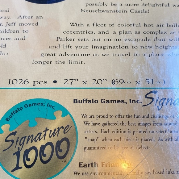 RARE Vintage Icon Collection Castle Neuschwanstein The Lift Off Puzzle SEALED - Picture 6 of 7